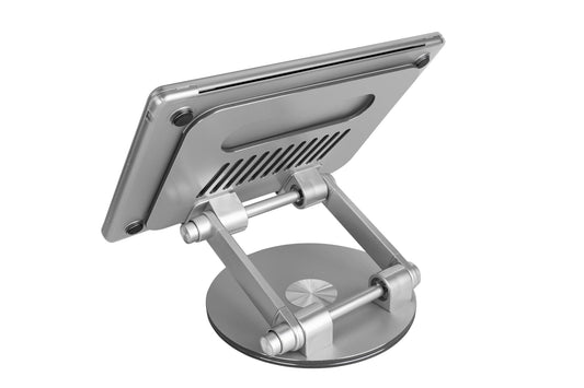 Adjustable Aluminium Laptop Stand – Ergonomic Foldable Desk Holder for Notebooks & Tablets