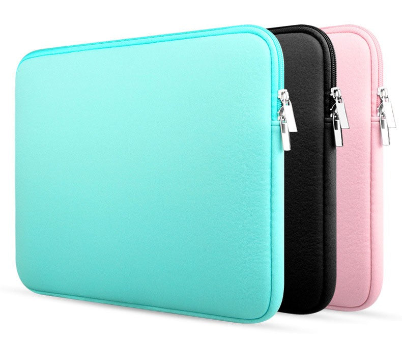 Protective Laptop Sleeve Case – Soft Neoprene Notebook Cover with Zipper for 13–15 Inch Laptops