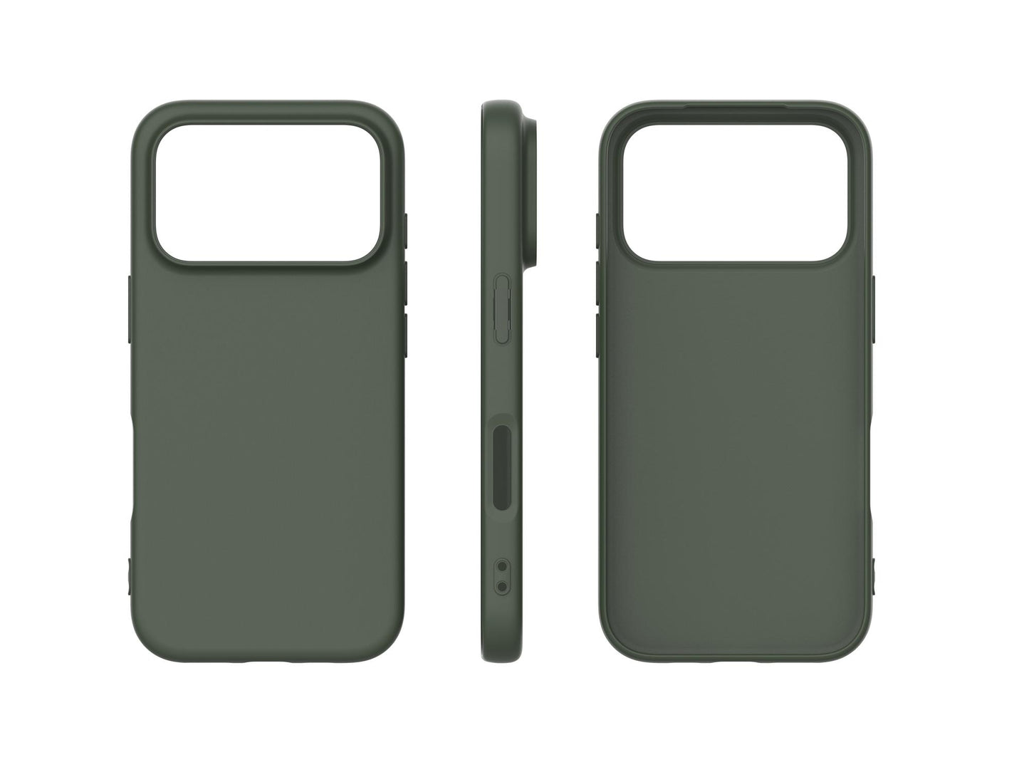 Slim Protective Silicone Phone Case – Shockproof Matte Mobile Cover with Camera Protection